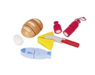 Opakowanie Drewniane jedzenie do krojenia