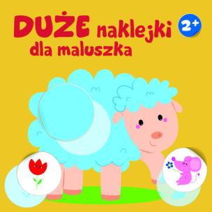 Okładka książki Duże naklejki dla maluszka - owieczka 2+