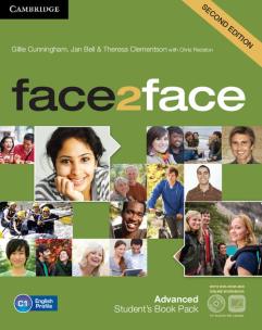 Okładka książki Face2face 2ed Advanced Student's Book z DVD