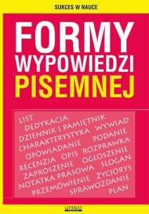Okładka książki Formy wypowiedzi pisemnej