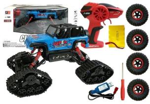Opakowanie Jeep Zdalnie Sterowane Terenowe R/C Czerwony 4x4