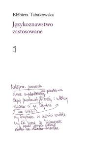 Okładka książki Językoznawstwo zastosowane