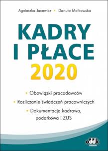 Okładka książki Kadry i płace 2020