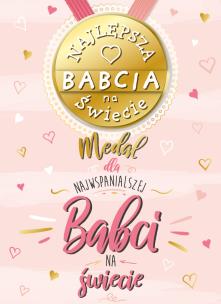 Okładka książki KARNET B6 BABCIA Z MAGNESEM NA LODÓWKĘ
