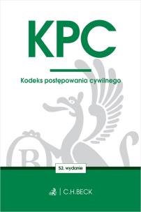 Okładka książki Kodeks postępowania cywilnego w52