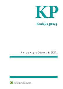 Okładka książki Kodeks pracy wyd.42/2020