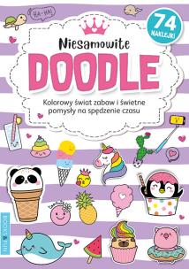 Okładka książki Kolorowanka z naklejkami - Niesamowite Doodle