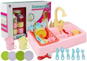 Kolorowy Zlewozmywak Zlew z Wodą + Akcesoria. Wydawca: Lean Toys. Multiszop.pl Opakowanie Kolorowy Zlewozmywak Zlew z Wodą + Akcesoria