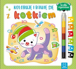 Okładka książki Koloruję i bawię się z kotkiem