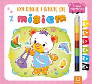 Okładka książki Koloruję i bawię się z misiem