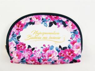 Opakowanie Kosmetyczka Flowers - Najwspanialsza babcia