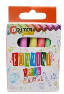 Opakowanie Kreda 6 kolorów 12 sztuk NOSTER