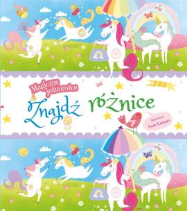 Okładka książki Magiczne jednorożce. Znajdź różnice