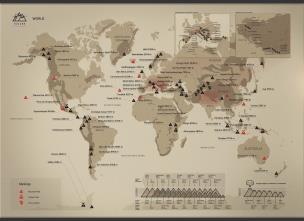 Opakowanie MAPA ZDRAPKA SZCZYTÓW ŚWIATA