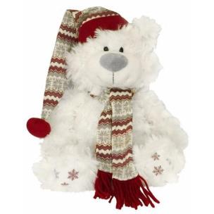 Opakowanie Miś Jasper w czapce czerwonej 30 cm (12462)