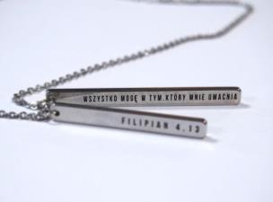 Opakowanie Naszyjnik srebrny - Wszystko mogę
