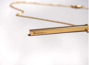Opakowanie Naszyjnik złoty - Ukochana