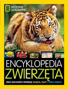 Okładka książki National Geographic. Encyklopedia zwierzęta