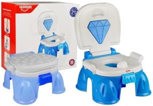 Nocnik Niebieski z Diamentem Dla Malucha. Wydawca: Lean Toys. Multiszop.pl Opakowanie Nocnik Niebieski z Diamentem Dla Malucha