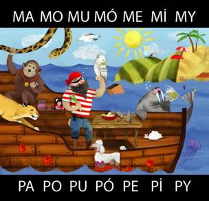 Okładka książki Obrazkowe sylaby - PA MA