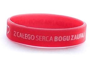 Opakowanie Opaska silikonowa dzieci - Z całego - czerwony