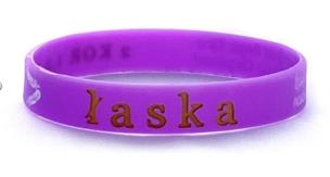 Opakowanie Opaska silikonowa - łaska - fiolet
