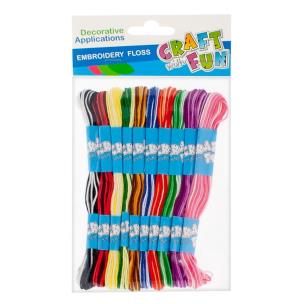 Ozdoba dekoracyjna mulina 10x mix. Wydawca: Craft With Fun. Multiszop.pl Opakowanie Ozdoba dekoracyjna mulina 10x mix