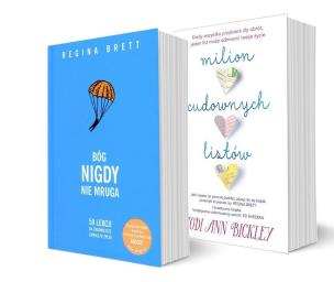 Okładka książki Pakiet:Milion Cudownych Listów/Bóg nigdy nie mruga