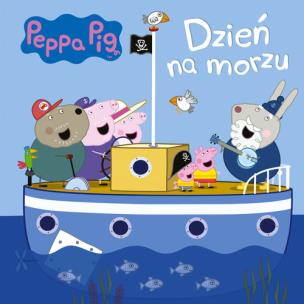 Okładka książki Peppa Pig nr 8 Dzień na morzu