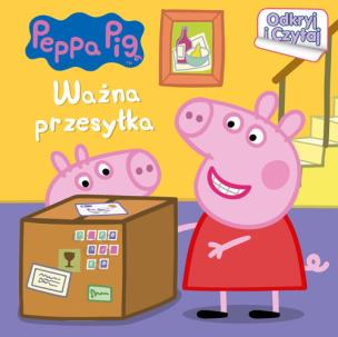 Okładka książki Peppa Pig Odkryj i czytaj Ważna przesyłka
