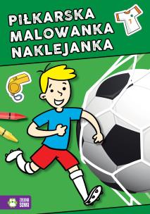 Okładka książki Piłkarska malowanka naklejanka