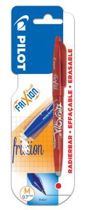 Opakowanie Pióro kulk. FriXion czerwony 0.7 + wkłady PILOT