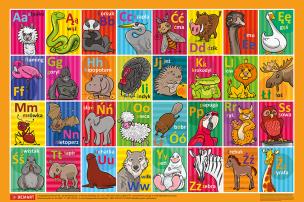 Podkładka edukacyjna - Literki. Wydawca: Demart. Multiszop.pl Opakowanie Podkładka edukacyjna - Literki