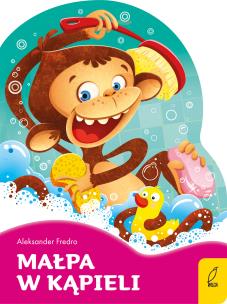 Okładka książki Poeci dla dzieci. Wykrojnik. Małpa w kąpieli