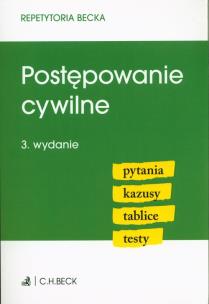 Okładka książki Postępowanie cywilne. Pytania. Kazusy. Tablice.