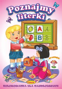 Okładka książki POZNAJMY LITERKI