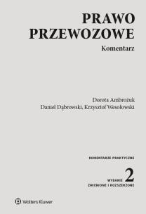 Okładka książki Prawo przewozowe Komentarz