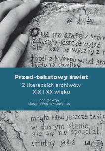 Okładka książki Przed-tekstowy świat