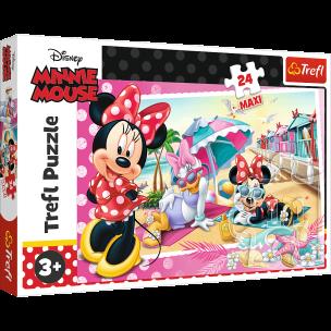 Puzzle 24 maxi Wakacje Minnie TREFL. Wydawca: Trefl. Multiszop.pl Opakowanie Puzzle 24 maxi Wakacje Minnie TREFL
