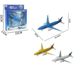 Opakowanie Samolot metalowy z napędem mix