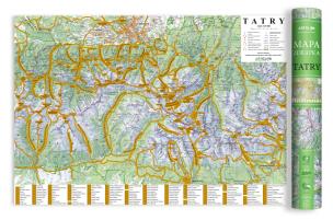 Okładka książki TATRY MAPA ZDRAPKA 1:50 000