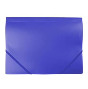 Opakowanie Teczka plastikowa z gumką niebieska D.RECT