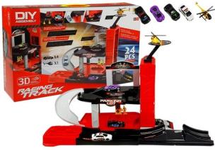 Opakowanie Tor Samochodowy z Lotniskiem Winda Metalowe Auta