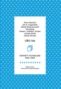 Okładka książki UBU lab. Raporty techniczne 2016-2019