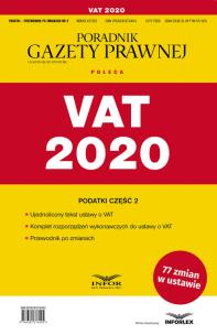 Okładka książki Vat 2020