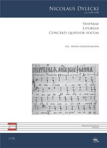 Okładka książki Vesperae. Liturgia. Concerti quatuor vocum