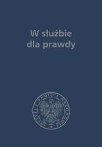 Okładka książki W służbie dla prawdy. Prace historyczne dedyko
