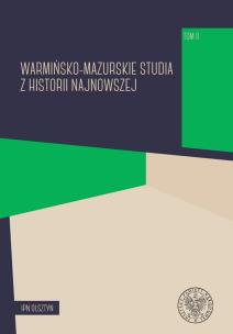Okładka książki Warmińsko-mazurskie studia z historii najnowszej, tom 2