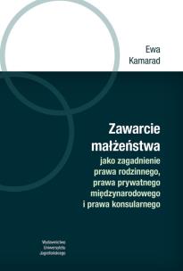 Okładka książki Zawarcie małżeństwa jako zagadnienie prawa...