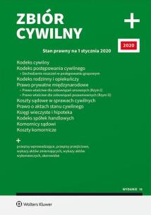 Okładka książki Zbiór cywilny PLUS 2020